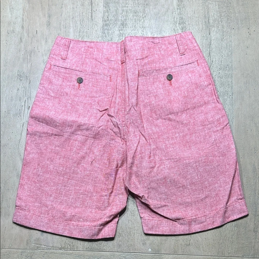 J. Crew Men's Pink Flat Front Shorts